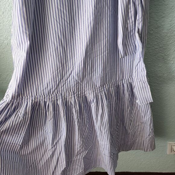 Banana Republic Cotton blend coastal midi sleeveless striped dress - Picture 4 of 16